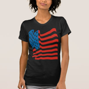 T-shirt Drapeau américain Vintage des années 80 de Corey T