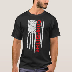 T-shirt Drapeau américain vintage Distressed Carpe patriot