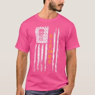 T-shirt Drapeau américain vintage Djembe Musicien Drum Sil