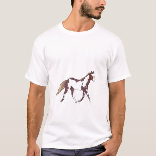 T-shirt Drapeau américain vintage Drapeau américain Paint 