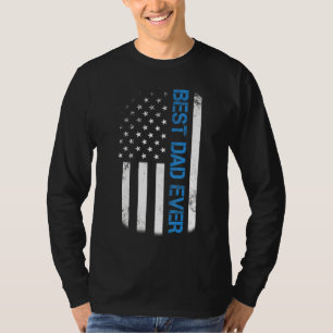 T-shirt Drapeau américain Vintage États-Unis Fathe
