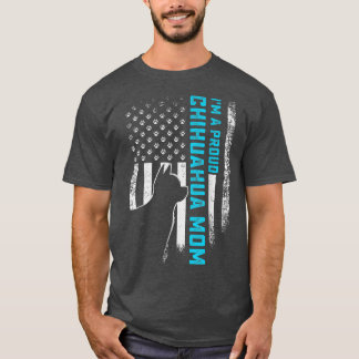 T-shirt Drapeau Américain vintage Je Suis Un Chien Fier De