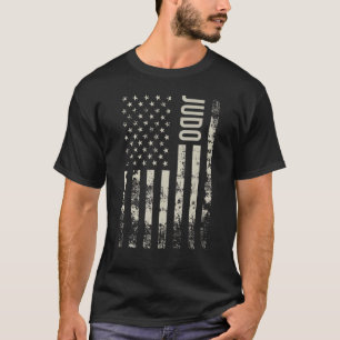 T-shirt Drapeau américain vintage Judo
