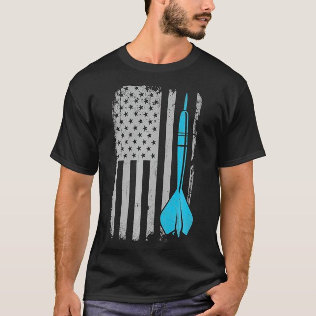 T-shirt Drapeau américain Vintage pour (Devant)