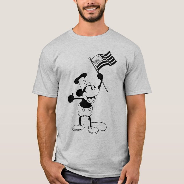 T-shirt Drapeau américain Willie Steam Boat (Devant)