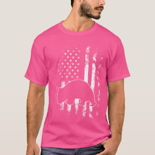 T-shirt Drapeau américain Wombats