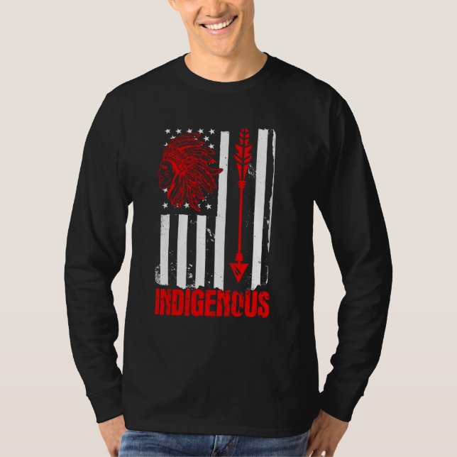 T-shirt Drapeau amérindien (Devant)