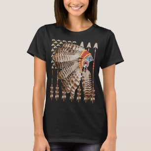 T-shirt Drapeau amérindien américain Cherokee Patriotic In