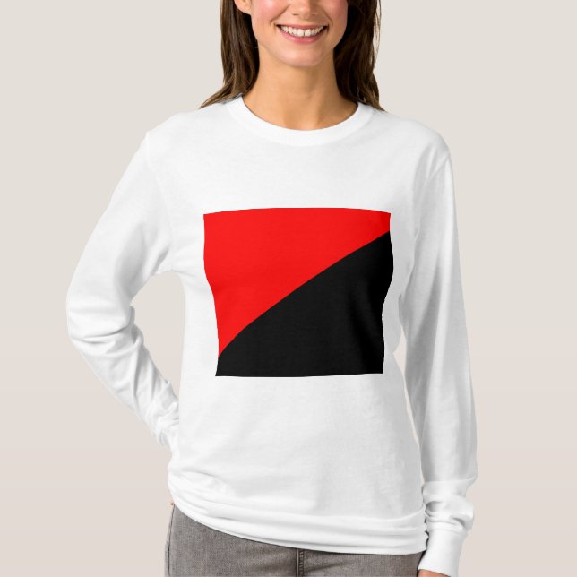 T-shirt Drapeau anarchiste (Anarchisme) (Devant)