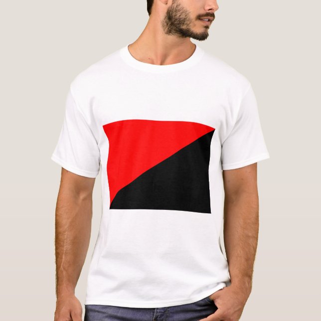 T-shirt Drapeau anarchiste (Anarchisme) (Devant)