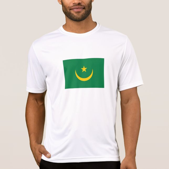 T-shirt Drapeau ancien de Mauritanie (Devant)