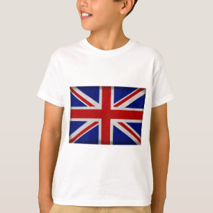 T-shirt Drapeau Anglais d'Angleterre texturé