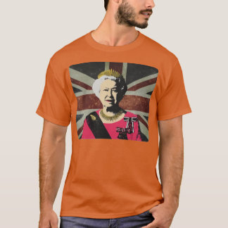 T-shirt Drapeau anglais Elizabeth II