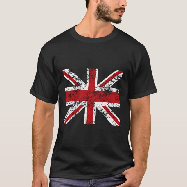 T-shirt Drapeau Anglais Héritage Du Drapeau Anglais (Devant)
