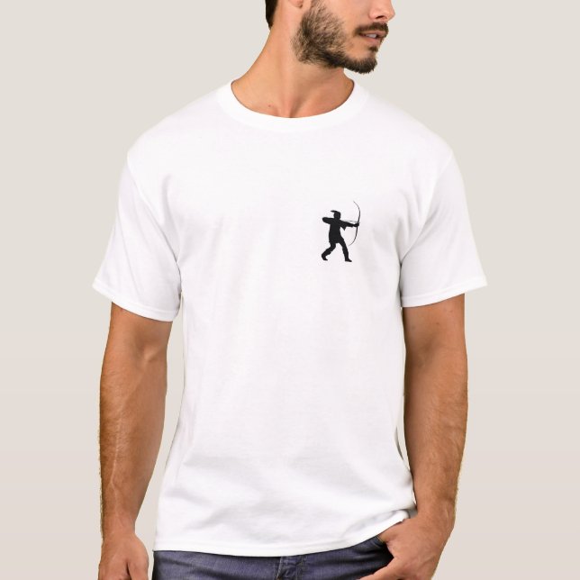 T-shirt drapeau Angleterre Robin Hood de région de (Devant)