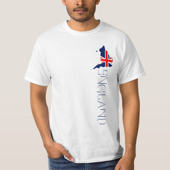 T-shirt Drapeau Angleterre Royaume-Uni (Devant)
