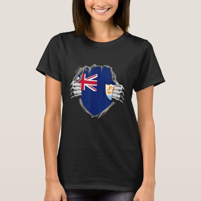 T-shirt Drapeau Anguilla (Devant)