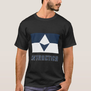 T-shirt Drapeau Antarctique vrai Sud