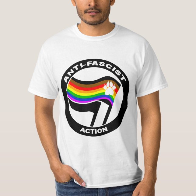 T-shirt drapeau anti-fureur LGBT (Devant)