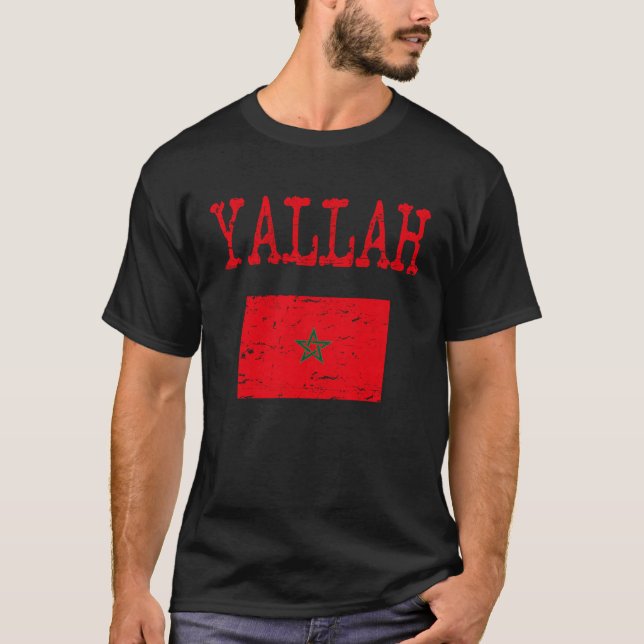 T-shirt Drapeau arabe Yallah (Devant)