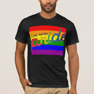 T-shirt drapeau arc-en-ciel