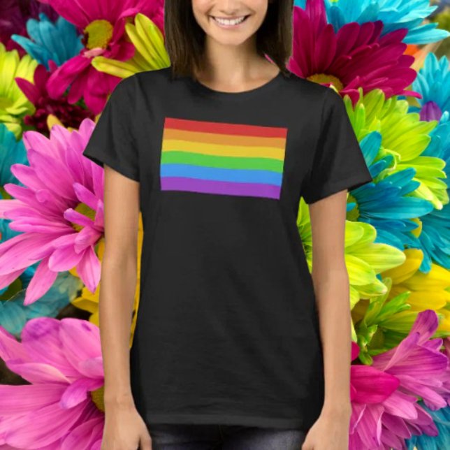 T-shirt Drapeau arc-en-ciel classique de la fierté (Créateur téléchargé)