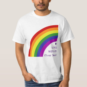 T-shirt Drapeau arc-en-ciel de la fierté