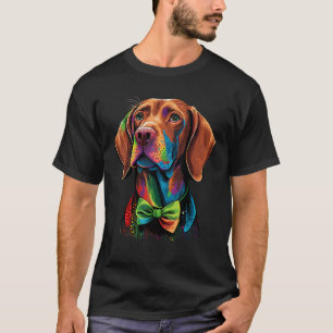 T-shirt Drapeau arc-en-ciel LGBT de la fierté gay Vizsla s
