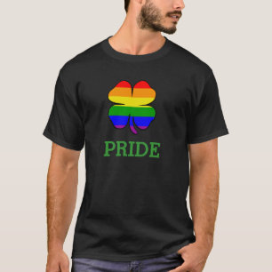 T-shirt Drapeau arc-en-ciel Shamrock Fierté gay