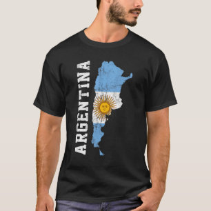 T-shirt drapeau argentin, argentine