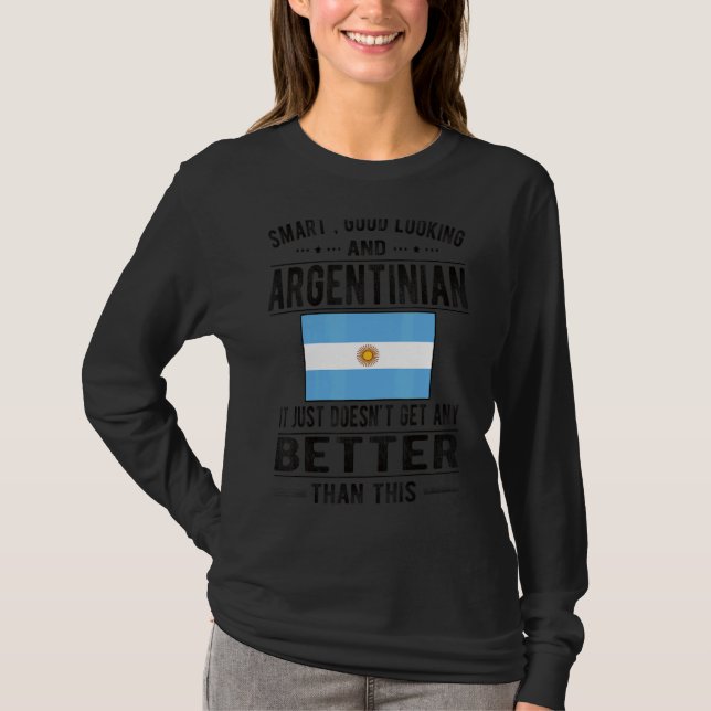 T-shirt Drapeau argentin Argentine Argentine Argentine Arg (Devant)