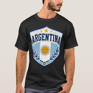 T-shirt Drapeau argentin vintage pour s