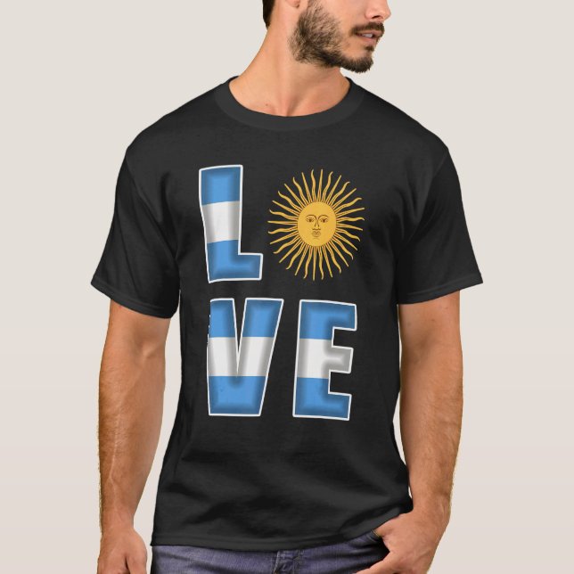 T-shirt Drapeau Argentine Argentine Drapeau Argentine (Devant)