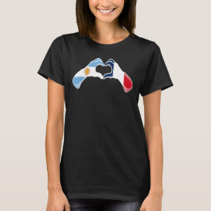 T-shirt Drapeau Argentine Croatie - Argentine Croate