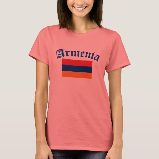 T-shirt Drapeau Arménie (Devant)