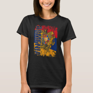 T-shirt Drapeau ARMÉNIE Drapeau Vintage DistARMÉE