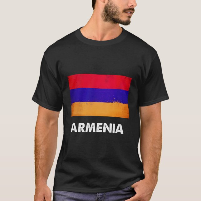 T-shirt Drapeau arménien (Devant)