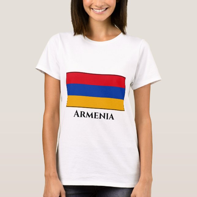 T-shirt Drapeau arménien (Devant)