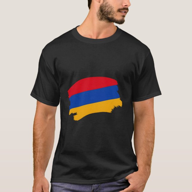 T-shirt Drapeau arménien Arménie (Devant)