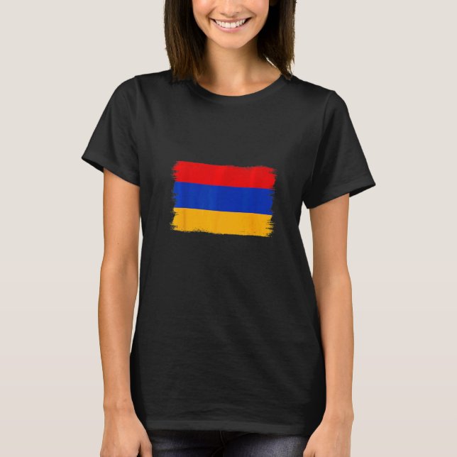T-shirt Drapeau arménien Arménie (Devant)