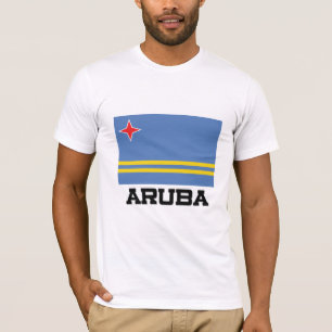 T-shirt Drapeau Aruba