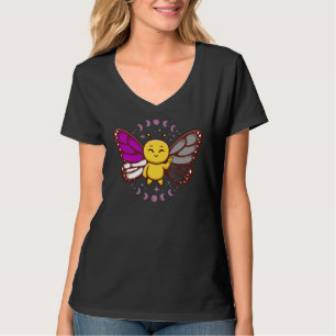 T-shirt Drapeau Asexuel Ace Monarque Papillon Insecte Subs