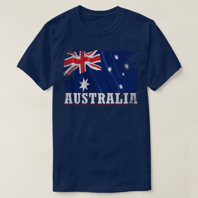 T-shirt Drapeau australien (Design devant)