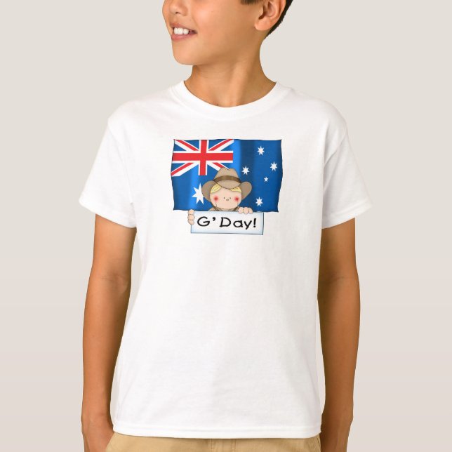 T-shirt Drapeau australien (Devant)