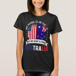 T-shirt Drapeau australien Australian Roties USA