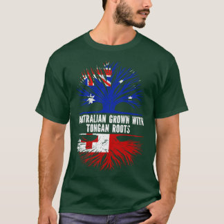 T-shirt Drapeau australien aux racines tonganes Australie