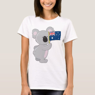 T-shirt Drapeau australien de Koala