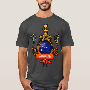 T-shirt Drapeau Australien Des Amateurs De Wingham