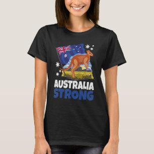T-shirt Drapeau australien patriotique Kangaroo Australie