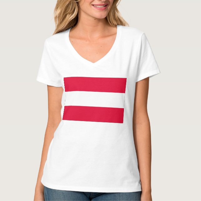 T-shirt Drapeau Autriche (Devant)